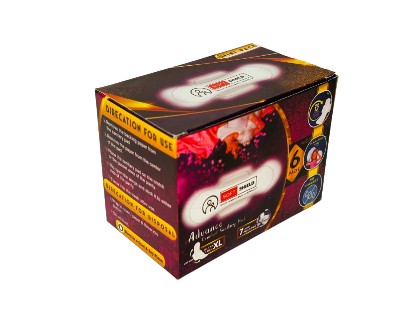 SoftShield Ultra XL Sanitary Pads with Wings | Mini Pack | 06 Pads