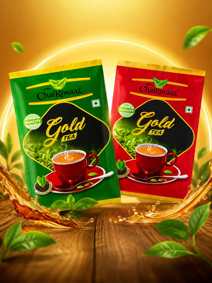 ChaiRiwaaz Gold Strong Tea & Elaichi Adrak Tea 250g ( Combo Pack )